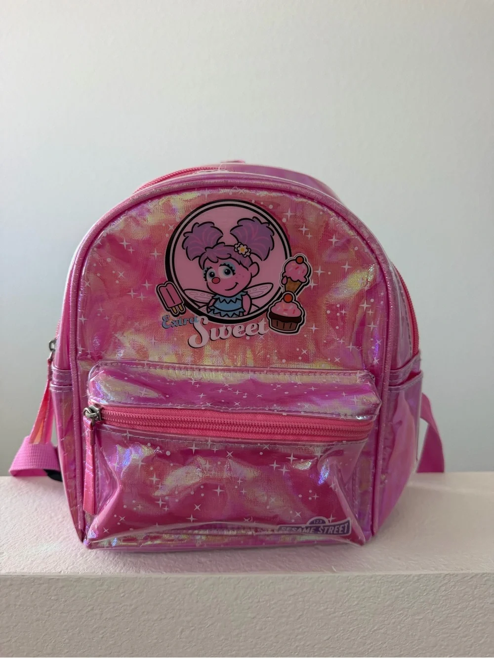 Sesame Street Abby Cadabby Pink Sparkle Mini Backpack